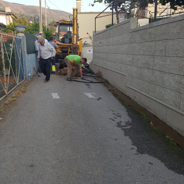 Reparação de conduta de água - Mourio I S. Pedro de Castelões (14.setembro'17)