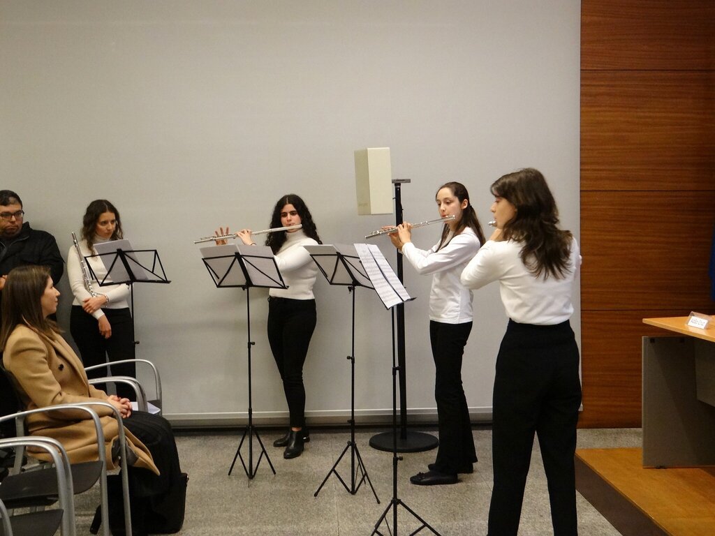 Música na sessão de lançamento