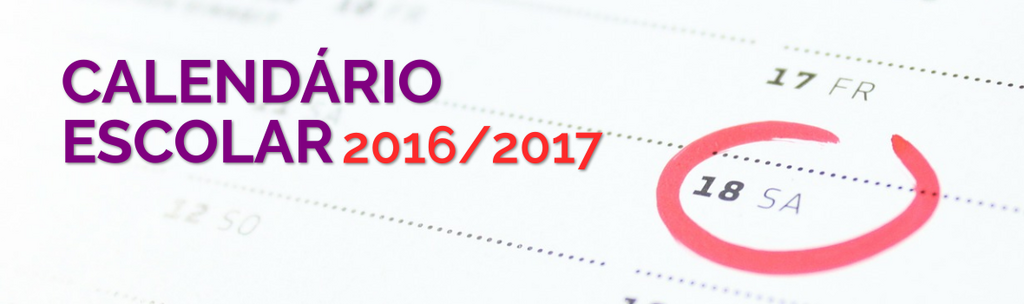 Calendário Escolar 2016-2017