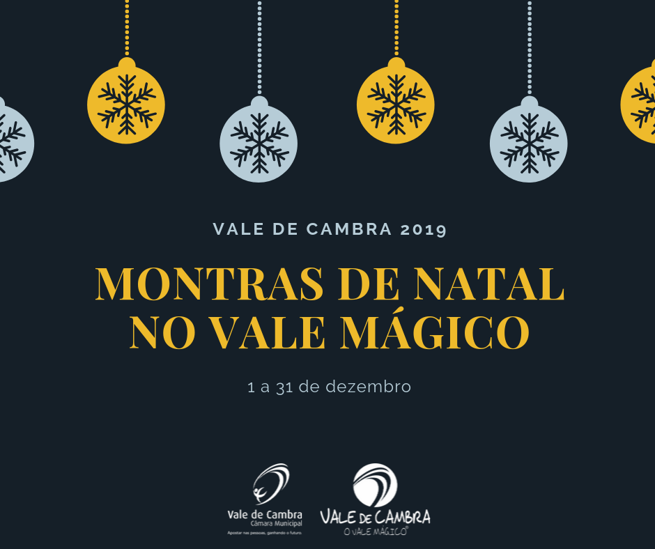 Convite aos Comerciantes: Montras de Natal 2019