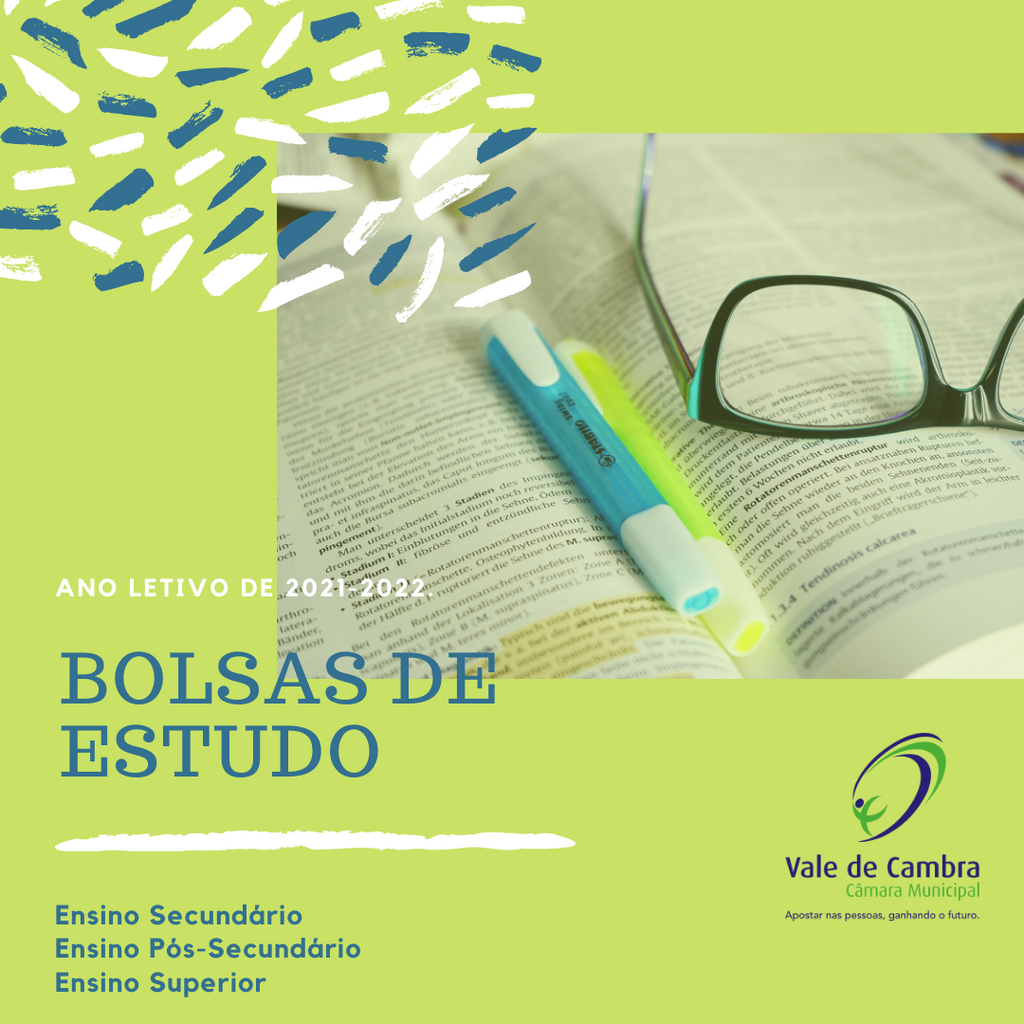 Bolsas de Estudo: Candidaturas Abertas