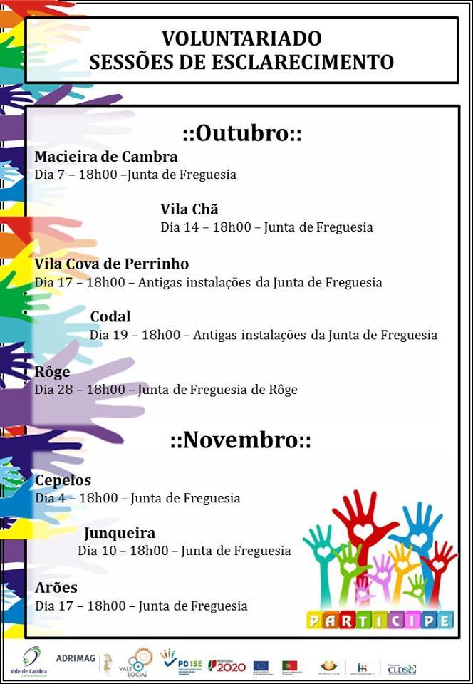 Ação de Sensibilização Voluntariado